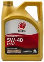 Масло IDEMITSU 5/40 Gasoline & Diesel F-S SN/CF пластик 4л IDEMITSU 30015048-746 | цена за 1 шт