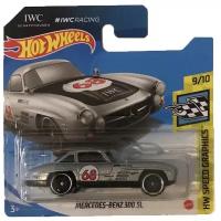 Hot Wheels Базовая машинка Mercedes-Benz 300 Sl, серебристая