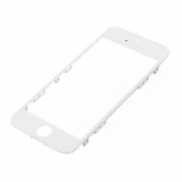 Стекло модуля + рамка для Apple iPhone 5, белый, AA