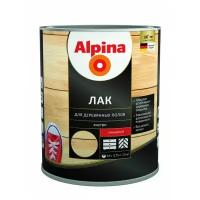 Лак паркетный алкидно-уретановый Alpina глянцевый 0,75 л