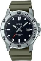 Наручные часы CASIO Collection MTP-VD01-3E, зеленый, серебряный