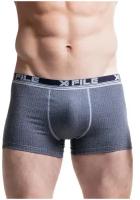 Трусы X-File Boxer ZIGZAG, blu (синий), 2-S