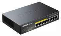 L2 Unmanaged Switch with 8 10/100/1000Base-T ports (4 PoE ports 802.3af/802.3at (30 W), PoE Budget 6