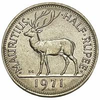 Маврикий 1/2 рупии 1971 г
