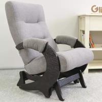 Кресло-качалка Глайдер Эталон Runa Taupe для взрослых мягкое для дома квартиры гостиной прихожей дачи, для отдыха, в подарок