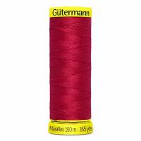 Нить Gutermann Maraflex 120/150 м для эластичных, трикотажных материалов, 100% ПБТ, красный 156