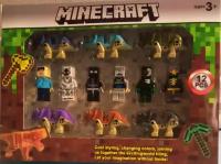 Набор Майнкрафт человечки Фигурки из 12 человечков из игры Майнкрафт Minecraft Конструктор Игрушки