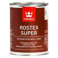 Грунтовка антикоррозийная Tikkurila Rostex Super противокоррозионная быстрого высыхания