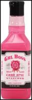 Гель для душа подарочный женский "GRL BOSS" в прикольном флаконе виски, 250 мл, аромат сладкий вермут