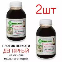 Шампунь для волос Рецепты Бабушки Агафьи Дегтярный традиционный, 300мл х 2шт