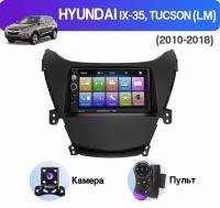 Автомагнитола Dolmax для HYUNDAI iX-35, Tucson (LM) (2010-2018) на Windows (камера, bt, громкая связь)+пульт на руль