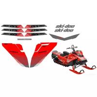 Наклейки BRP SKI-DOO SUMMIT 850 E-TEC 175 REV красные