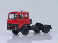 Масштабная модель МАЗ-5432 седельный тягач (ранняя кабина, красный) /металл. рама, откидывающаяся кабина/