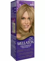 Wella Крем-Краска для волос стойкая Wellaton, 8/03 Ясень