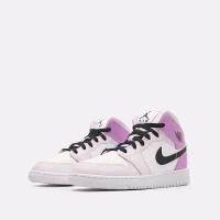 Кроссовки Nike Air Jordan 1 Mid Barely Grape размер 4,5Y / 36,5 EU