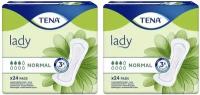 Урологические прокладки Tena Lady Slim Normal 24 шт 2 пачки