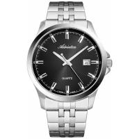 Наручные часы Adriatica A8304.5114Q, черный, серебряный