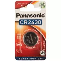 Дисковая литиевая батарейка CR2430 3В бл/1 Panasonic 5410853012313 15545844