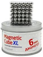 Магнитная головоломка Magnetic Cube XL, стальной, 216 шариков, 6 мм