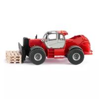 Погрузчик Siku Телескопический Manitou (3507) 1:50, 22.5 см, красный