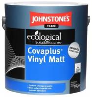 Краска водоэмульсионная акрило-виниловая интерьерная матовая Johnstones Covaplus Vinyl Matt Brilliant White (301462) 2,5 л