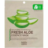 MIJIN Cosmetics тканевая маска Fresh Aloe Essence Mask moisturizing and soothing с экстрактом алоэ