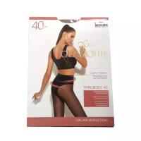 Колготки Glamour Thin Body, 40 den, размер 2, бежевый