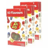 Драже жевательное Jelly Belly ассорти 10 вкусов 35гх3шт (Тайланд)