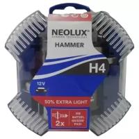 Лампа автомобильная галогенная Neolux Extra Light N472EL2 H4 60/55W 2 шт