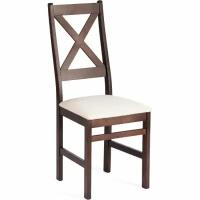 Стул Tetchair CROSSMAN / 1 шт. в упаковке, Многослойная фанера, 100*41*40, Cappuchino, ткань бежевая (81/10) разобранный