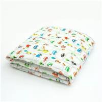 Коврик детский стёганный Amarobaby Soft Mat 115х115 см, Дорога (серый)