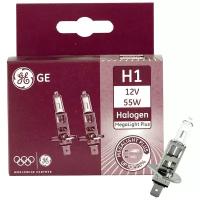 Лампа автомобильная галогенная General Electric Megalight +50 H1 12V 55W 2 шт