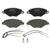 Дисковые тормозные колодки передние Bosch 0986424582 для Citroen C5 (4 шт.)