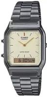 Наручные часы CASIO Vintage AQ-230GG-9A, серебряный, черный