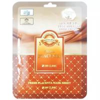 3W Clinic Fresh Placenta Mask Sheet (Тканевая маска для лица с экстрактом плаценты), 23 мл