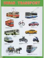 Плакаты Мозаика-Синтез Urban Transport, Городской транспорт, 45х60 см