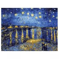 Картина по номерам Звездная ночь, Ван Гог 40х50