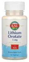 Kal Lithium Orotate 5 мг 60 таб