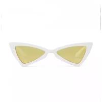Солнцезащитные очки винтажные белые
