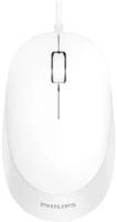 Philips Мышь Проводная Мышь SPK7207 3 кнопки, USB 2.0, 1200dpi, Белый