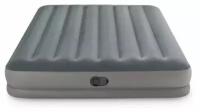 Матрас надувной Queen Dura-Beam Prestige,203*152*30 см,встроенный насос USB,Intex (64114)