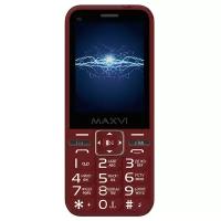 Телефон MAXVI P3, wine red