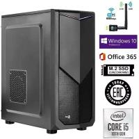 Системный блок SH-Intel Core i5-10400F/H510/DDR4 16Gb/SSD M.2 500Gb/GT 1030 2Gb/Wi-Fi AC600M/ AeroCool Tomahawk-Black