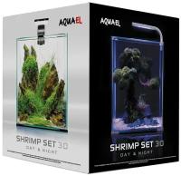 Aквариум AQUAEL SHRIMP SET DAY & NIGHT 30 куб, белый (30 л)