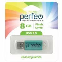 Флешка 8Gb Perfeo E01 USB 2.0 зеленый PF-E01G008ES