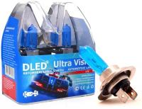 Автомобильная лампа H7 5000K DLED "Ultra Vision" (комплект 2 лампы)
