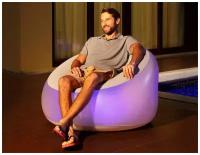 Надувное кресло с подсветкой Luxury OutDoor 102x97x71см, BestWay