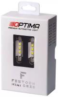 Светодиодные лампы Optima Premium C5W Festoon 42 мм. MINI-CREE CAN BUS 5100K 9-16V (2 лампы)