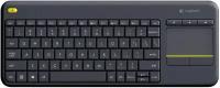 Клавиатура беспроводная Logitech K400 PLUS, Английская клавиатура, черный