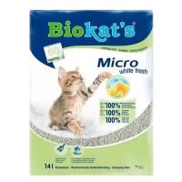 Комкующийся наполнитель Biokat's Micro White Fresh, 14 л